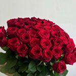51 Роза красная 70 см