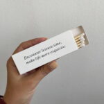 Ароматическая свеча табак, ваниль с спичками