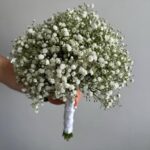 Свадебный букет из гипсофилы