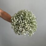 Свадебный букет из гипсофилы