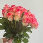 Монобукет из 31 розы джумилия 50см