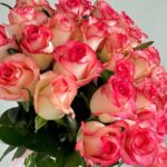 Монобукет из 31 розы джумилия 50см