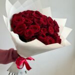 Букет красных роз 70 см