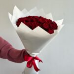 Букет красных роз 70 см