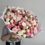Кустовые розы микс