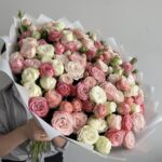 Кустовые розы микс