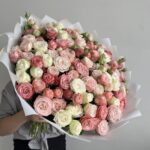 Кустовые розы микс