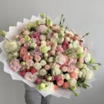 Кустовые розы, эустома