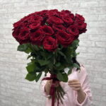 31 красная роза 🌹 60 см ️