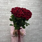 31 красная роза 🌹 60 см ️
