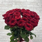 31 красная роза 🌹 60 см ️