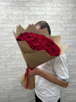 39 красных в Крафт упаковке ❤️❤️❤️ — изображение 4