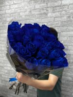 25 синих роз Эквадор 🥰 — изображение 3