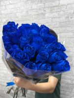 25 синих роз Эквадор 🥰 — изображение 7