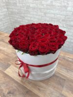 51 Роза в белой шляпной коробке — изображение 8