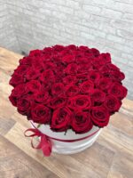 51 Роза в белой шляпной коробке — изображение 9