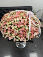 Корзина из 201 кустовой розы Микс — изображение 5