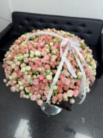 Корзина из 201 кустовой розы Микс — изображение 3