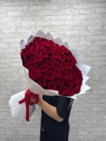 45 красных роз с ароматом ❤️ — изображение 2