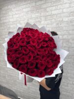 45 красных роз с ароматом ❤️ — изображение 3