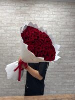 45 красных роз с ароматом ❤️ — изображение 4