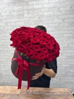 51 ароматная Роза 🌹 в коробке 😍