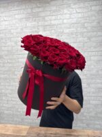 51 ароматная Роза 🌹 в коробке 😍 — изображение 2