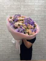 Кустовые розы и маттиола 😍 — изображение 6