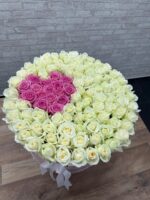 101 Роза в коробке с сердечком ♥️ — изображение 4