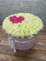 101 Роза в коробке с сердечком ♥️ — изображение 7
