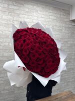 101 красная роза 🌹❤️❤️❤️