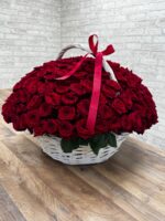 201 Роза в корзине ❤️ — изображение 6