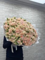 Кустовые розы Пич Деменшн 🥰