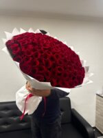 151 красная роза 50 см ❤️❤️❤️ — изображение 3