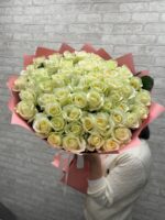 51 белая Роза 70 см 😍 — изображение 3