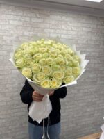 51 белая Роза 70 см ♥️♥️♥️