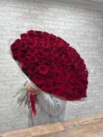 101 ароматная роза 70 см ❤️❤️❤️ — изображение 2