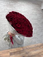 101 ароматная роза 70 см ❤️❤️❤️ — изображение 3