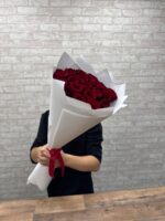 21 красная роза 70 см ♥️ — изображение 3
