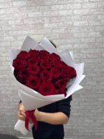 21 красная роза 70 см ♥️ — изображение 7