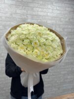 Букет белых роз  😍😍😍